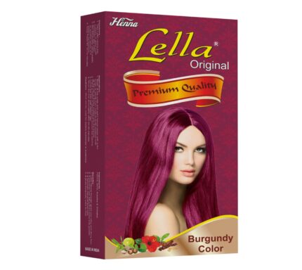 Lella Burgundy hair Color