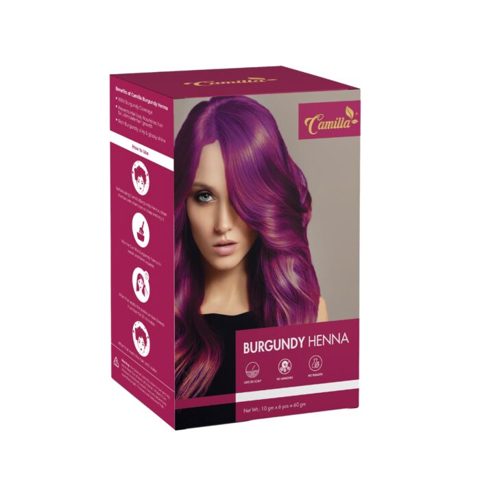 Camilla Burgundy Hair Color